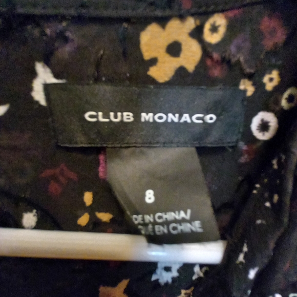 Club Monaco Women's Size 8 Chiffon Dress - Picture 3 of 5